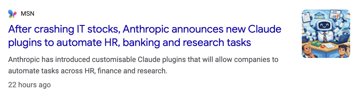 Anthropic announces new Claude plugins to automate HR, banking and research — MSN